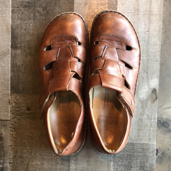 Finn Comfort brown leather shoes - Picture 3 of 11